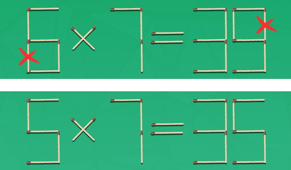 Da bi bila enakost pravilna, moraš odstraniti 2 uganki: hiter IQ test